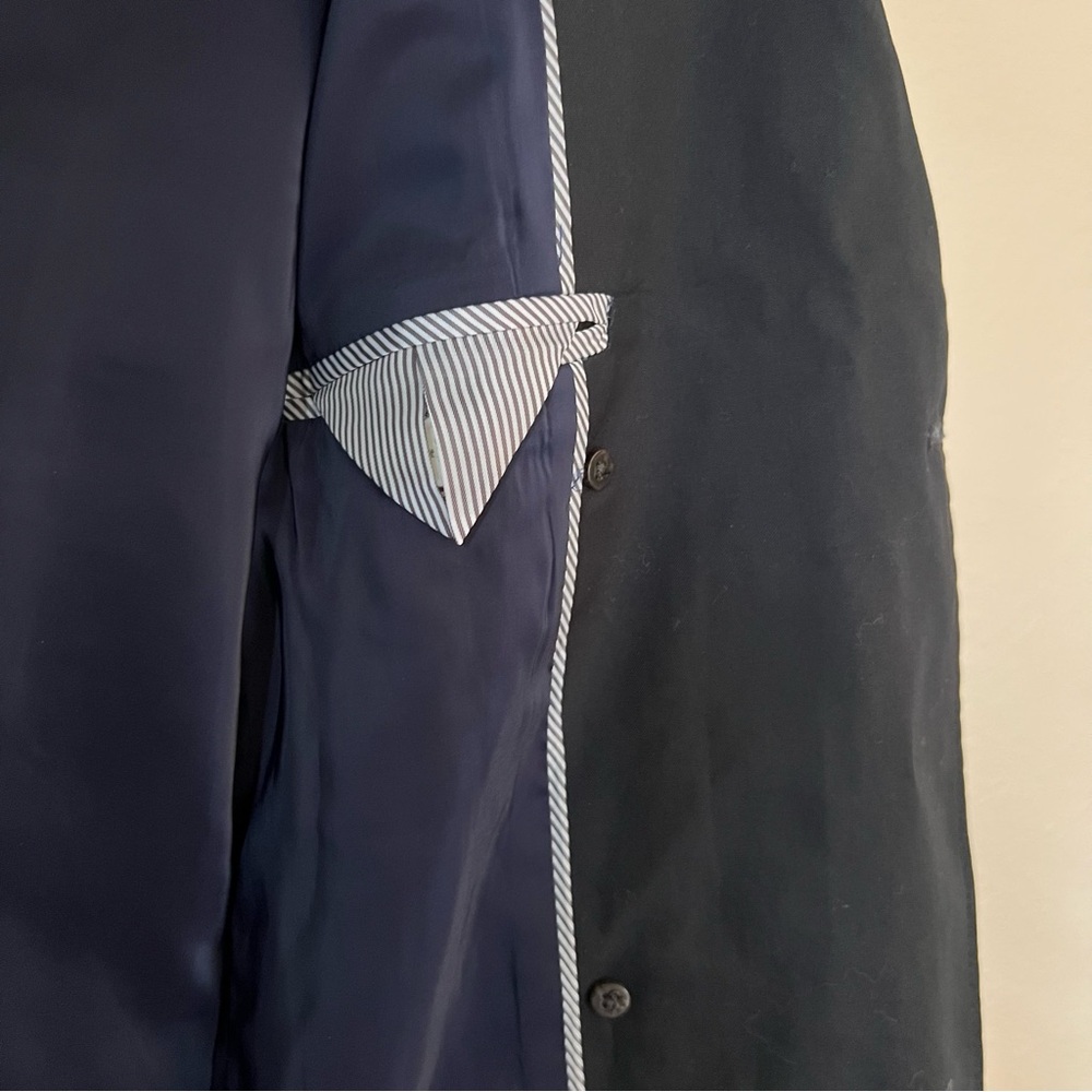 J. Crew Icon Trench Coat in Black Size 2 NWT - Picture 14 of 14